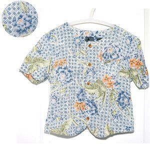 Like New/NWOT Lizwear Vintage Floral Button-Down